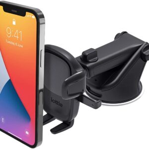 Windshield Universal Car Mount Phone Holder Desk Stand with Suction Cup Base and Telescopic Arm