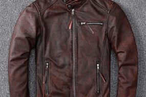 2023New Natural Calfskin Leather Jacket Men Genuine Leather Moto Jacket Autumn Short Classic Business Leisure Corium Coat