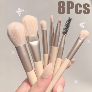 8Pcs Professional Makeup Brushes Set Cosmetic Powder Eye Shadow Foundation Blush Blending Concealer Beauty Make Up Tool Brushes