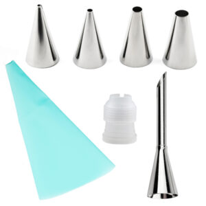 Cake Decorating Tip Sets Stainless Steel Cream Nozzle Pastry Tools Accessories Cake Decorating Pastry Bag Kitchen Baking Set
