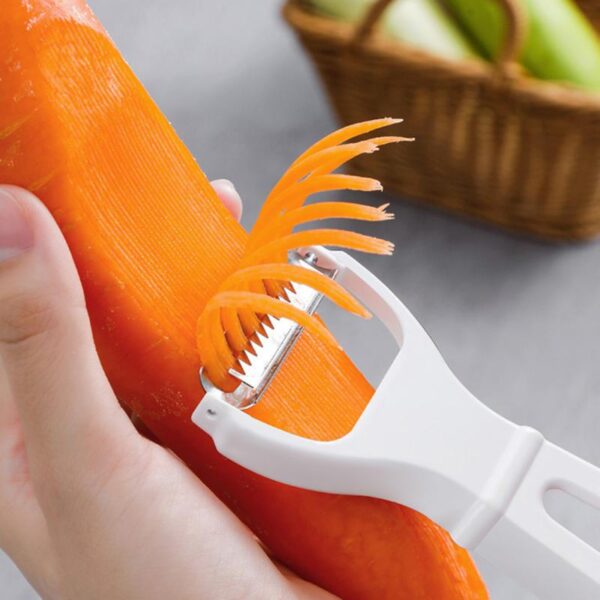 Peeler Fruit Salad Vegetable Melon Potato Carrot Cucumber Multifunction Grater Julienne Peeler Slice Home Kitchen Accessories