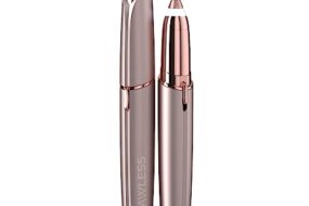 Finishing Touch Flawless Brows Eyebrow Hair Remover for Women, Electric Eyebrow Razor for Women with LED Light for Instant and Painless Hair Removal