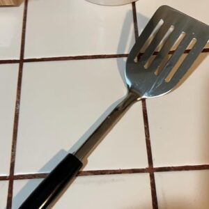 Stainless Steel Turners Kitchen Tools Nylon Handle Spatula Set photo review