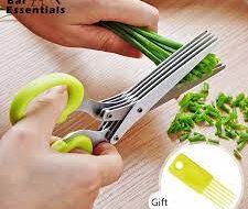 5 Layer Scissors Vegetable & Fruit Cutter Kitchen Utensils