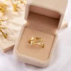 Double Name Ring For Girls