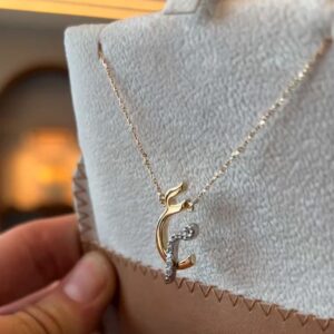 Twilight Arabic Initial Initial Necklace