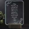 Custom Message LED Lamp