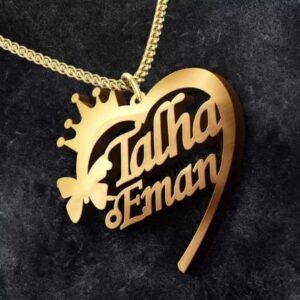 Butterfly Heart Custom Necklace