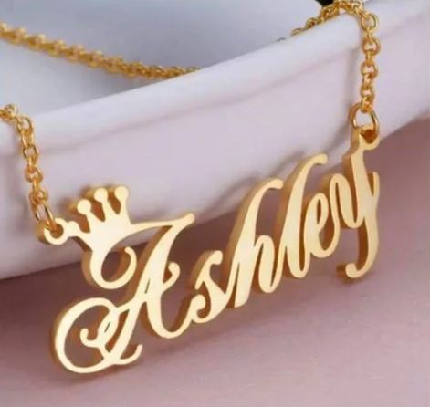 Crown Name Necklace 1 Crown Name Necklace