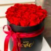 Red Roses Hat Bouquet Box