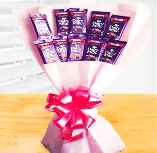 DairyMilk Chocolate Bouquet 3 DairyMilk Chocolate Bouquet