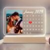 Calendar LED Lamp