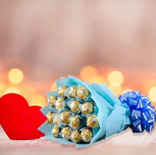 Ferrero Rocher Chocolate Bouquet 4 Ferrero Rocher Chocolate Bouquet – Sweet Gift for Her in Pakistan