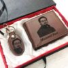 Photo Wallet Keychain Gift Set