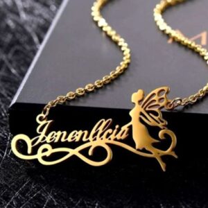Angle Fairy Name Necklace