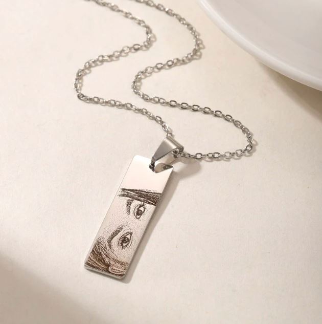 Personalised Eye Necklace 5 9 1 1