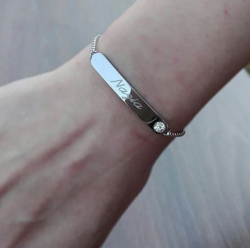 Sleek Engraved Bracelet 2 ddw