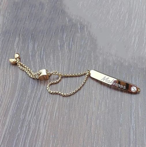 Sleek Engraved Bracelet 3 ffar