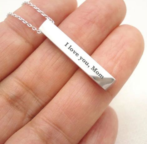 Customized Bar Necklace 4 g