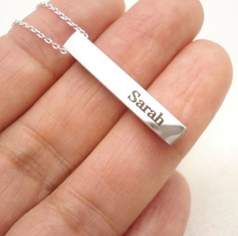 Customized Bar Necklace 5 h