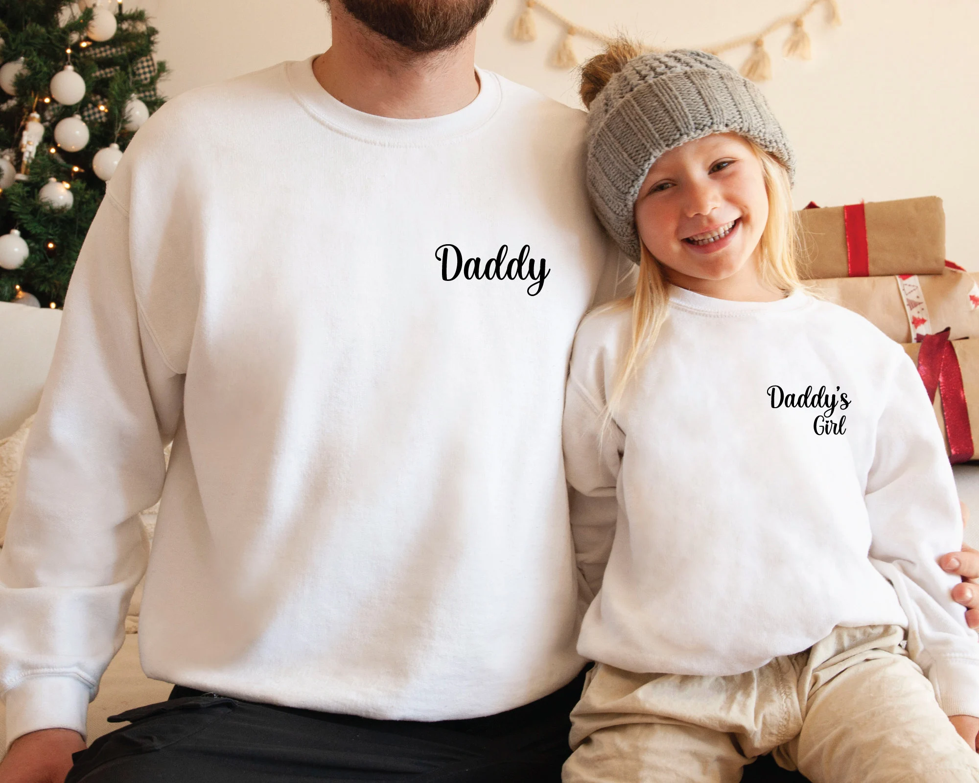 Daddy and Daddy’s Girl Matching Sweatshirt 1 Daddy and Daddy’s Girl Matching Sweatshirt