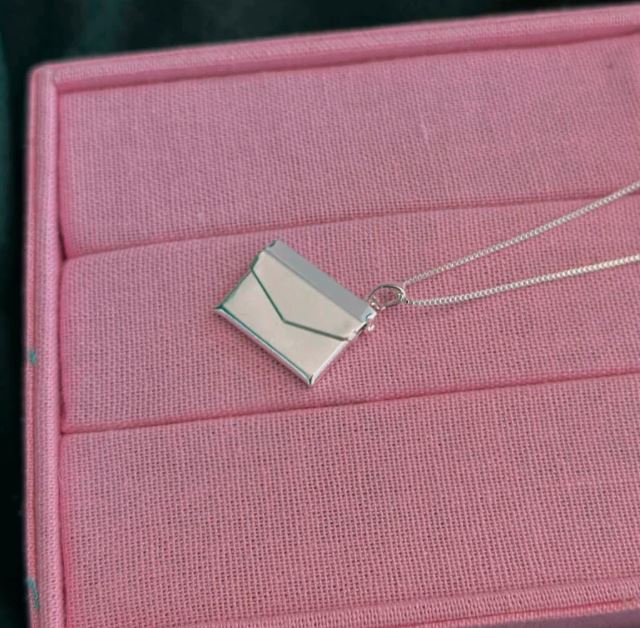 Personalized Photo Envelope Necklace 4 o