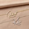 Signature Style Name Necklace with Stone