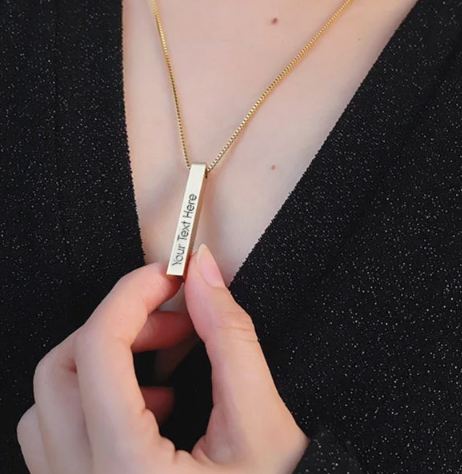 Customized Bar Necklace 2 yhy
