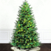Christmas Spruce Tree with 400 LED Lights for Home Decor and Holiday Decorations USA