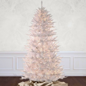 White Spruce Artificial Christmas Tree with Lights – Premium White Christmas Tree for Home Decor & Holiday Gifts in USA | Shop Carlo