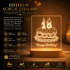 Birthday Acrylic LED Lamp