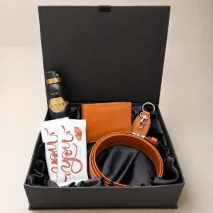 classic leather gift box